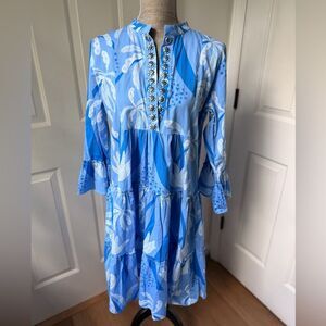 SHERIDAN FRENCH caty dress in carolina palm Size L